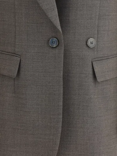 P.a.r.o.s.h P. A.r. O.s. H. Liliuxy24 Blazer Jacket In Gray