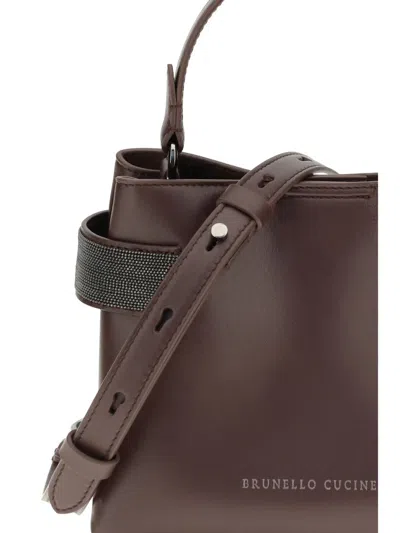 Brunello Cucinelli Women Leather Handbag In Multi