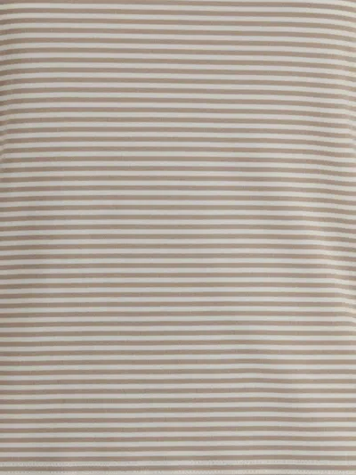 Brunello Cucinelli Striped Tank Top In Multi