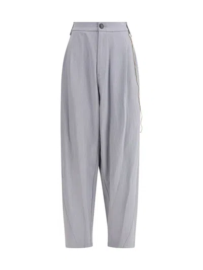 Darkpark Phebe Pants In Grey Polyester In Gray