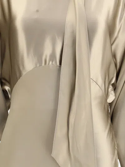 The Andamane Zizi Long Dress In Gold