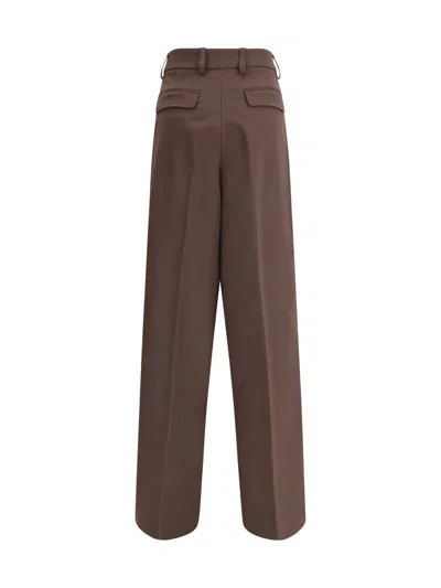 The Latest Pleated Pants In Brown