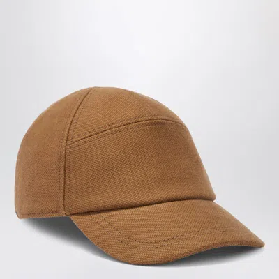 1989 Studio Panelled Curved Brim Cap In Brown