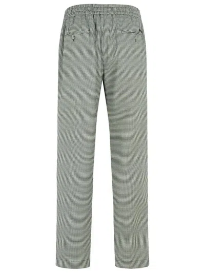 Dolce & Gabbana Two-tone Virgin Wool Trousers Men In Gray