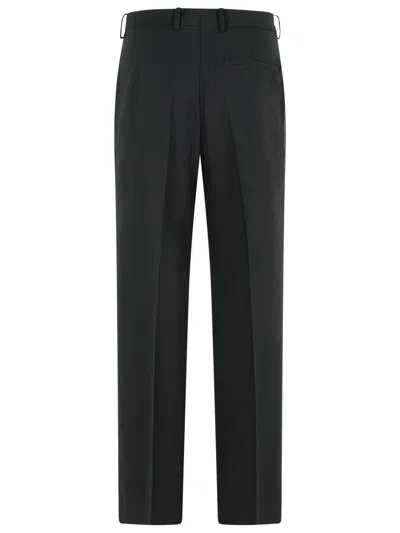 Acne Studios Belt Loop Casual Pants In Black