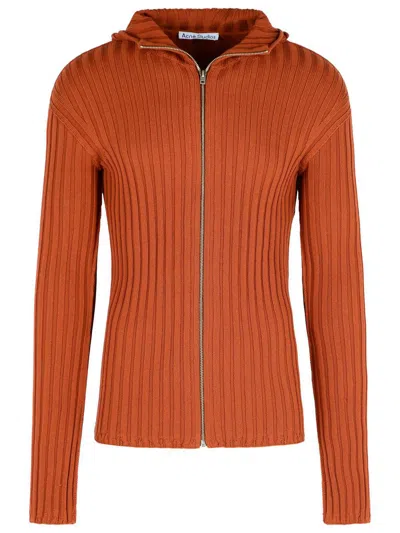 Acne Studios Brick Cotton Sweatshirt Men In White