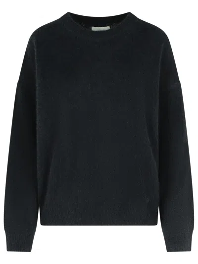 Loulou Studio Black Wool Blend Sweater In Black