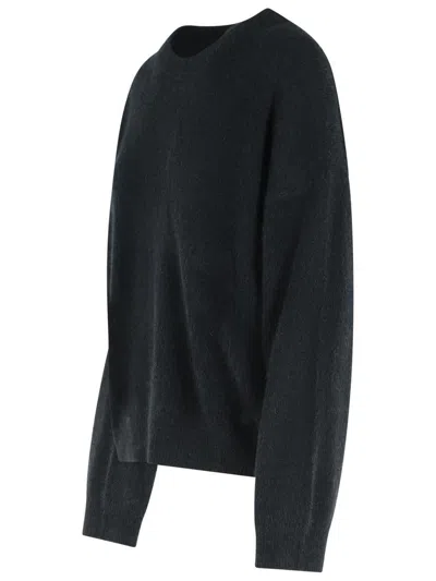 Loulou Studio Black Wool Blend Sweater In Black