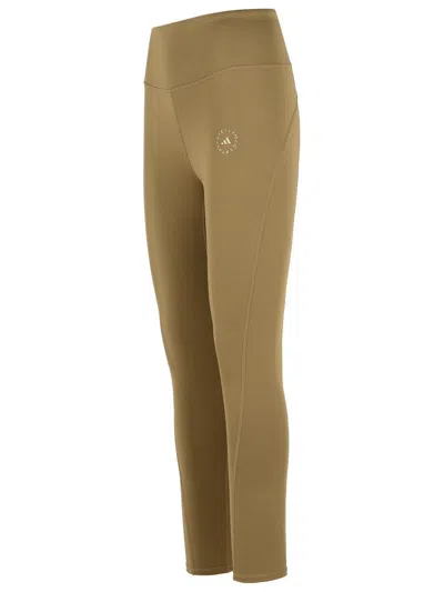 Adidas By Stella Mccartney Army Polyester Blend Leggings In Green