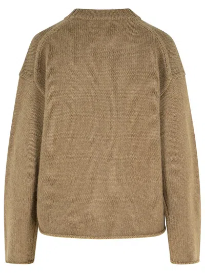 Loulou Studio Melange Mole Cachemire Sweater In Neutral