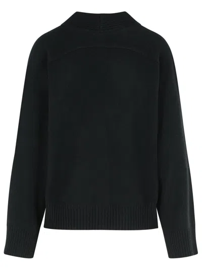 Loulou Studio Zanzibar Cropped Wool-cashmere Cardigan In Black