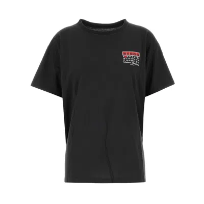 Maison Margiela Black Bingo-print Cotton T-shirt In Black