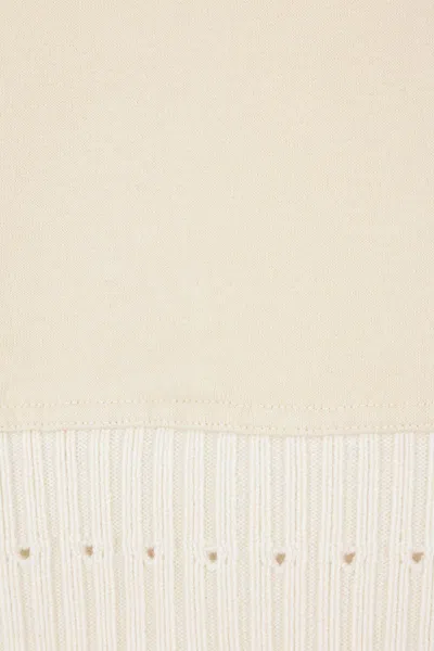 Diomene Half-zip Polo Shirt In White