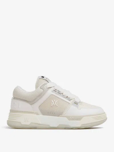 Amiri Leather And Fabric Ma-1 Sneakers In White