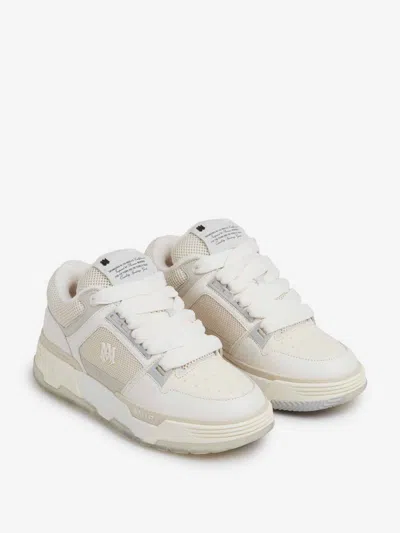 Amiri Leather And Fabric Ma-1 Sneakers In White