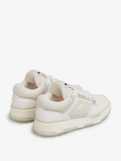 Amiri Leather And Fabric Ma-1 Sneakers In White