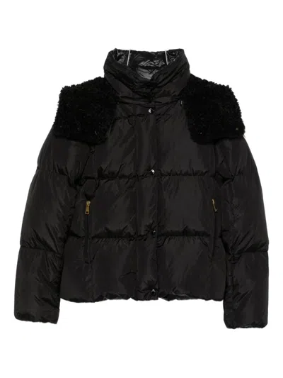 Moncler Castelnou Short Down Jacket In Black