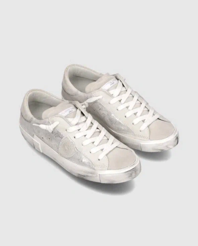 Philippe Model Sneakers In Silver