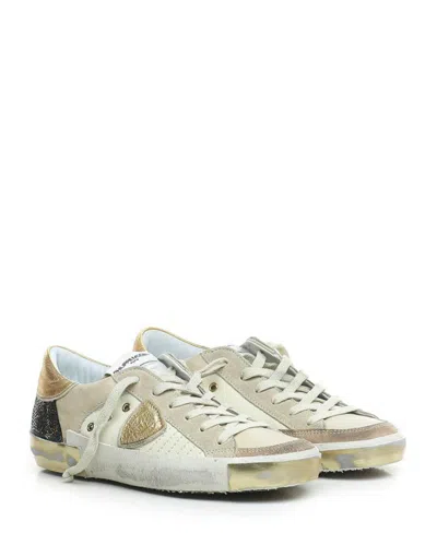 Philippe Model Sneakers In Gold