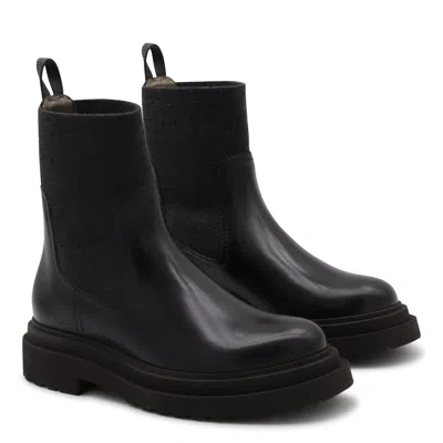 Brunello Cucinelli Boots Blacks And Greys