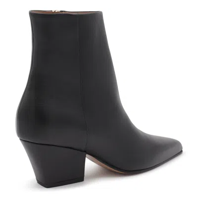 Paris Texas Block Heel Ankle Boots With Pointed Toe