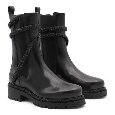 René Caovilla Boots Blacks And Greys