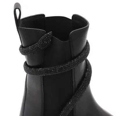 René Caovilla Boots Blacks And Greys