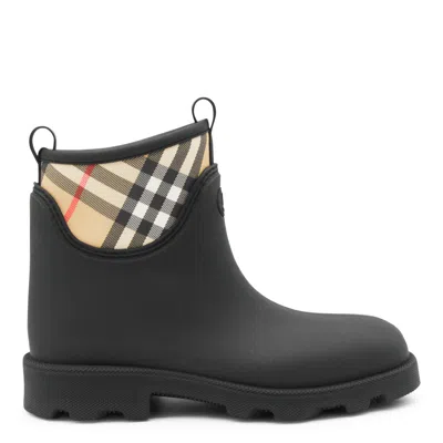 Burberry Marsh Stamp Rubber Ankle Boots
