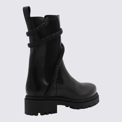 René Caovilla Boots Blacks And Greys