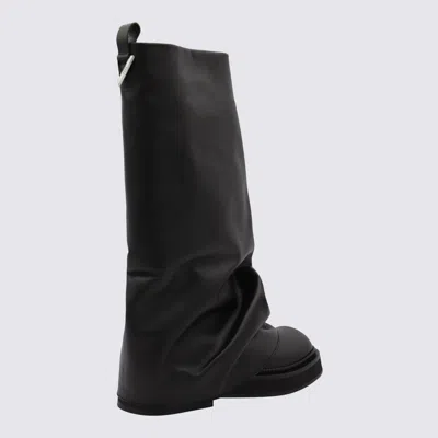 Attico Boots Blacks And Greys