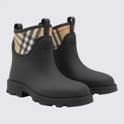 Burberry Marsh Stamp Rubber Ankle Boots