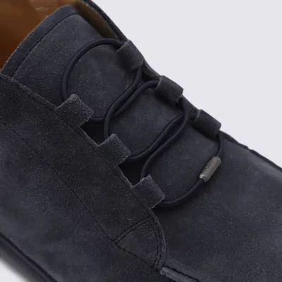 Tod's Mens Tods Ibrido Suede Desert Boots In Blue