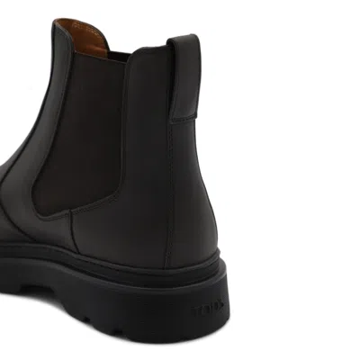 Tod's Leather Chelsea Boots Chunky Sole