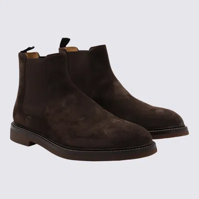 Brunello Cucinelli Round Toe Ankle Boots