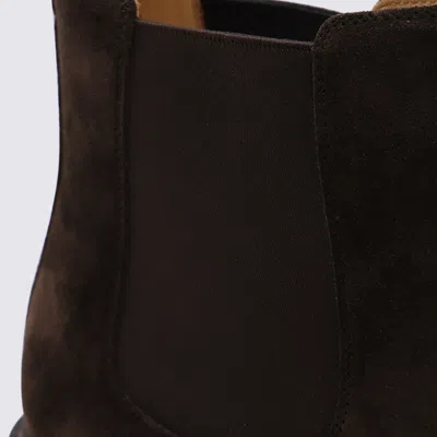 Brunello Cucinelli Round Toe Ankle Boots