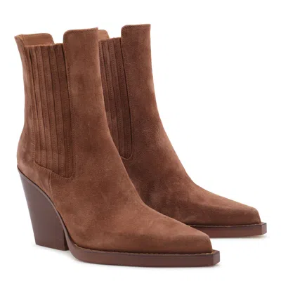 Paris Texas Camel Suede Boots