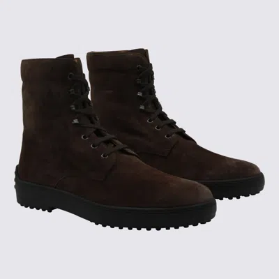 Tod's Winter Lace-up Ankle Boots