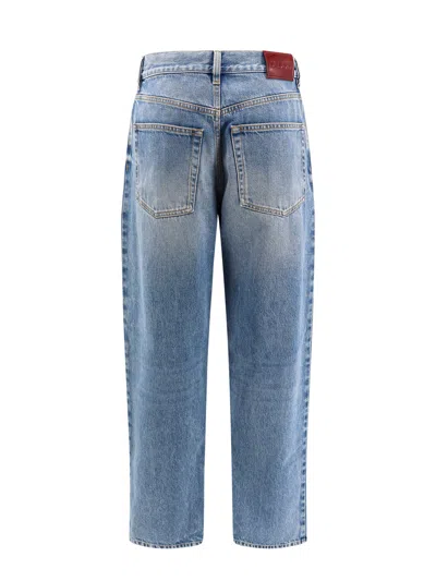 Gucci Boyfriend Jeans With  Rosso Ancora Tag In Blue