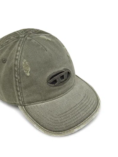 Diesel C-ball-utlt Distressed Baseball Cap