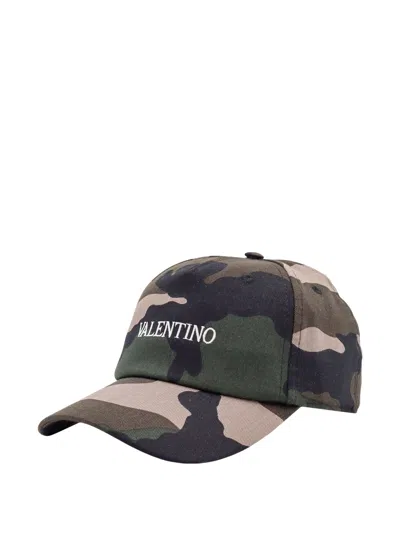 Valentino Camouflage Baseball Hat