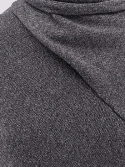 Tom Ford Cashmere And Cotton Turtleneck Sweater In Gray