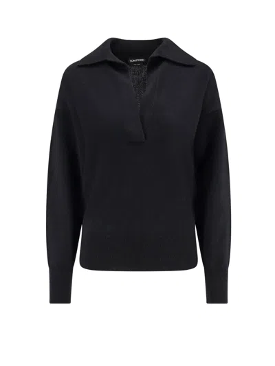 Tom Ford Poor Shirt In Cashmere In Black