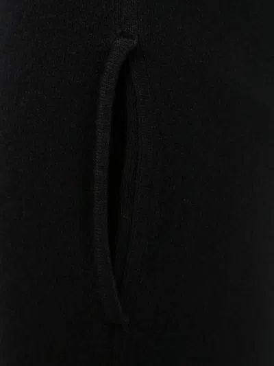 Saint Laurent Cashmere Slim Elastic-waistband Pants In Black