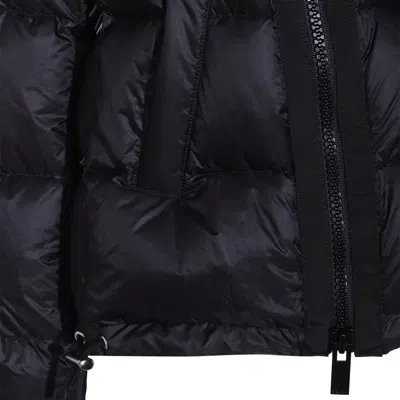 Sacai Black Nylon Down Jacket In Black