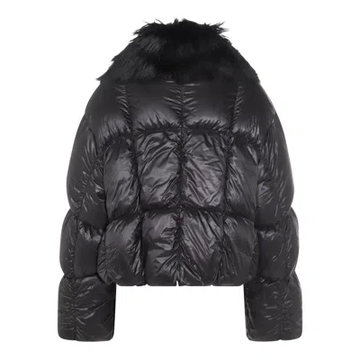 Jil Sander Coats Blacks And Greys In Black