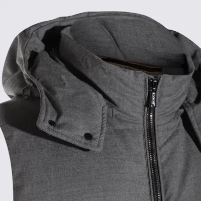Moorer Hooded Padded Down Jackets With Side Zipper Pockets In Multi
