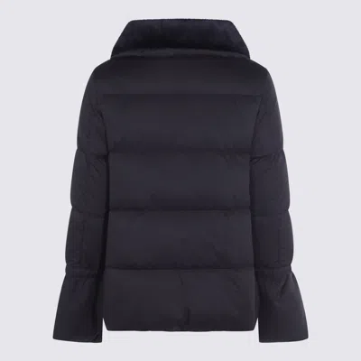 Herno Coats Blacks And Greys In Multi