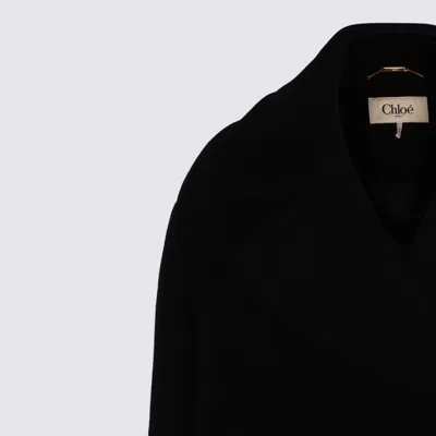 Chloé Women Double-breasted Jacket With Peaked Lapels In Multi