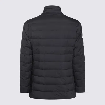 Herno Coats Blacks And Greys In Multi