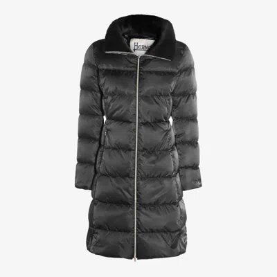 Herno Coats Blacks And Greys In Gray